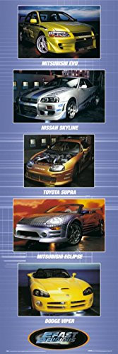 2 Fast 2 Furious – Cars – 30,5 x 91,7 cm zeigt/Poster