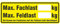 10 x Aufkleber breit 150x55mm Etiketten maximale Fachlast und Traglast Regale Regalbelastungsaufkleber