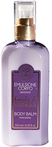 ERBARIO TOSCANO - Emulsione Corpo Nutriente Bacche di Tuscia 250ml | Ribes Nero, Texture Liscia e Setosa, Profumazione Fruttata Fiorita e Legnosa