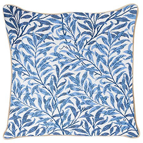 Signare Tapisserie Kissenbezug 45x45, Kissen 45x45 Kutdoor Kissen, Sofakissen, Deko Kissen, Zierkissen mit William Morris Designs (Weidenast) (CCOV-WIOW)