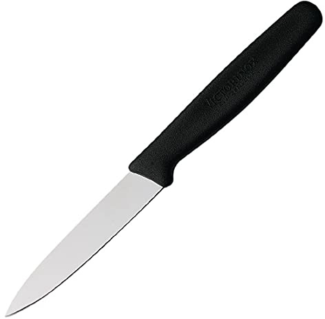 Victorinox Pointed Tip Paring Knife with 8 cm Blade, Stainless_Steel, Black, 30 x 5 x 5 cm