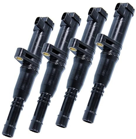 BESTPRICE 4x Zündspule 2-polig Zündmodul 12V Stabzündspule