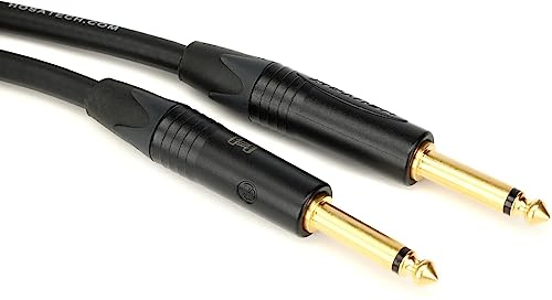 Hosa CGK-001RR Right-angle to Right-angle Edge Guitar Pedalboard Patch Cable - 12 inch
