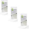 3 x Q-CONNECT KF04506 Whiteboard-Reinigungstücher a. 20 Tücher