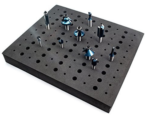 POWERTEC 71046 Router Bit Tray for 110 Bits