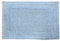 Castle Hill Naples Badteppich aus 100% Baumwolle, Latex-Rückseite, 43 x 61 cm, Hellblau