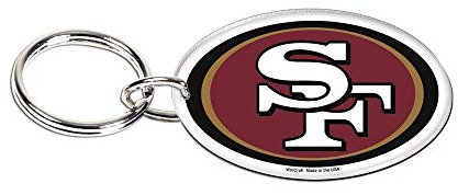 Wincraft NFL 21144041 San Francisco 49ers Premium Acryl Schlüsselanhänger