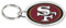 Wincraft NFL 21144041 San Francisco 49ers Premium Acryl Schlüsselanhänger