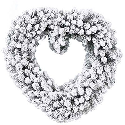 Kaemingk Everlands Imperial Artificial Christmas Wreath Snowy 50cm