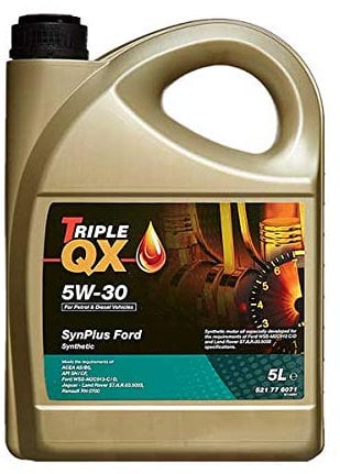 Triple QX SynPlus SAE 5W30 Fully Synthetic Car Engine Oil 5L Spec 5 Litre