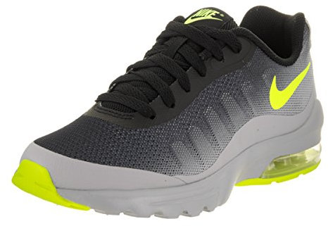 Nike Jungen Air Max Invigor (Gs) Joggingschuhe, Schwarz, Grau (Wolf Grey/vert Volt-black), 38 EU