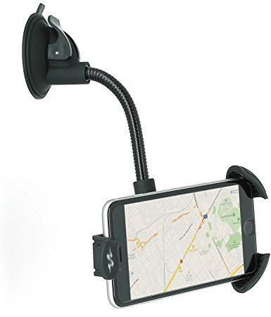 S SUMEX CARHLD6 Soporte de Móvil para Coche Smart Compatibilidad Universal Rotación 360° Fijación Segura con Ventosa