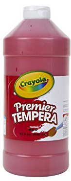 Crayola Premier Tempera Paint Red, 32-oz. Size, 1 Unit, Quart