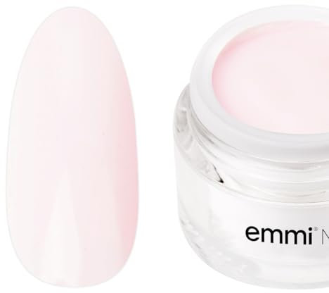Emmi Nail Farbgel | UV/LED-Gel für brillante Farbintensität | Hohe Deckkraft, mittelviskos & selbstglättend | Kein Verlaufen in Nagelränder | 5 ml – Magnolie