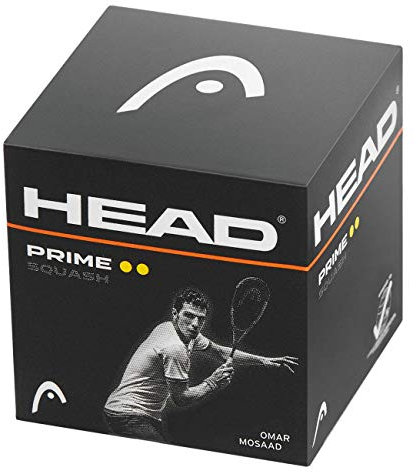 HEAD Prime Single Ball Squash, Schwarz