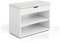 Vicco Schuhbank Rolfe, Sitzbank mit Stauraum, Weiß, 60 x 45 cm