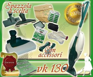 S&G group ASPIRAPOLVERE Usato GARANTITO VORWERK Folletto Kobold VK 130 + BATTITAPPETO EB