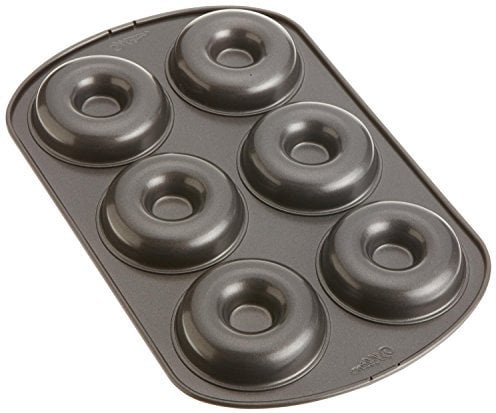 Wilton Donut-Backform mit 6 Mulden, Antihaftbeschichtung, 2 Stück