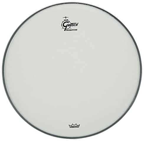 Gretsch Schlagzeugfell - TomTom Fell - weiß aufgeraut - white coated - 14 - GRDHCW14T