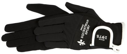 Pfiff 101391 Damen Handschuhe, Reithandschuhe Damenreithandschuhe, Schwarz, M