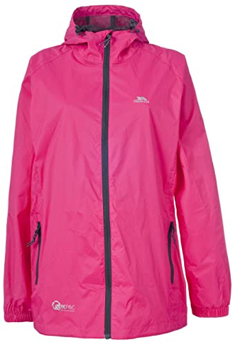 Trespass Damen Regenjacke Kompakt Zusammenrollbare Qikpac, Sasparilla, XXXS, UAJKRAI10001_SLLXXXS