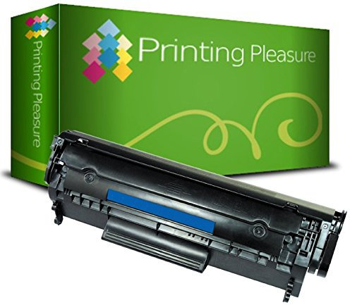 Printing Pleasure Toner kompatibel zu Q2612A FX-10 703 für HP Laserjet 1010 1012 1015 1018 1020 1022 1022n 3010 3015 3020 3030 3050 3055 M1005 M1319f Canon LBP2900 LBP2900i - Schwarz, hohe Kapazität