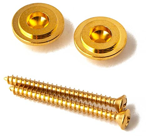 PRS Strap Buttons & Screws - Gold