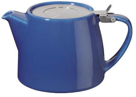 Forlife Stump Teapot With Lid & 0.3mm Fine Infuser 550ml 18oz Marine - 309MRN