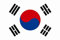 U24 Aufkleber Süd Korea Flagge Fahne 8 x 5 cm Autoaufkleber Sticker