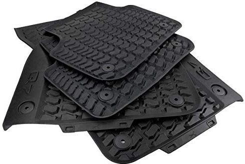 Original Audi Gummimatten Original Qualität Fußmatten Gummi schwarz 4-teilig