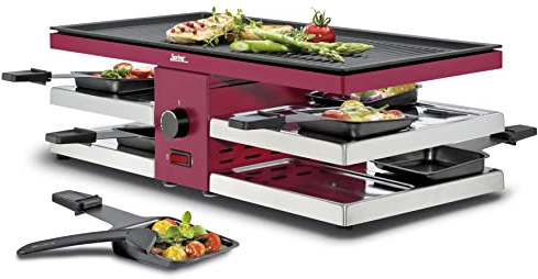 Spring Raclette mit Alugrillplatte-KP3267713001 Raclette mit Alugrillplatte rot one size