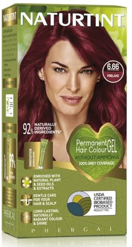 Naturtint Permanent Hair Colour, 6.66 Fireland (Packaging May Vary)