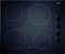 Beko HIC 64100 Incasso Con - Piano cottura a induzione, Ceramica, Nero, Manopola, 5800 W)