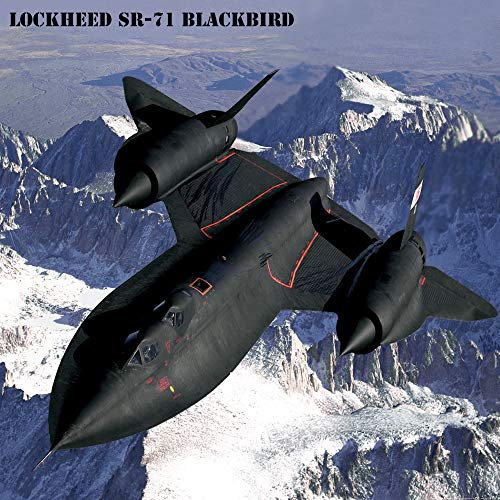 1art1 Kampfflugzeuge Poster Lockheed SR-71 Blackbird Über Der Sierra Nevada Kunstdruck Bild 70x70 cm
