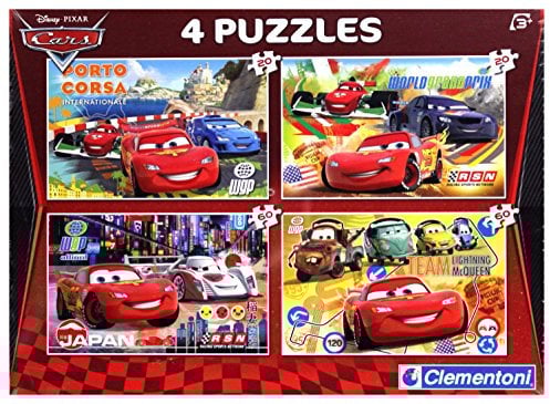 Clementoni 4 Puzzles Cars 2x60er + 2x20er