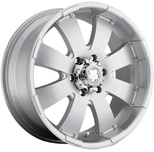 Ultra Wheel 243S Mako Silberrad mit lackierter Oberfläche (16 x 8 Zoll / 6 x 139 mm, 10 mm Offset)