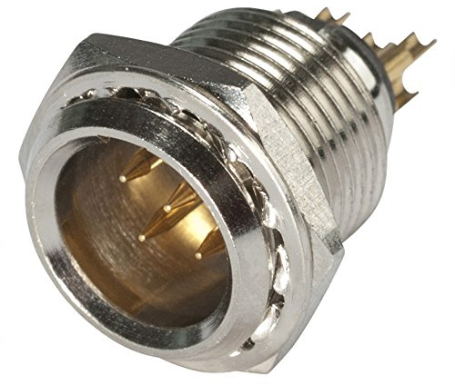 Hicon HI-XMEM5 XLR-Steckverbinder Stecker, Einbau vertikal Polzahl (num): 5 Silber 1St.