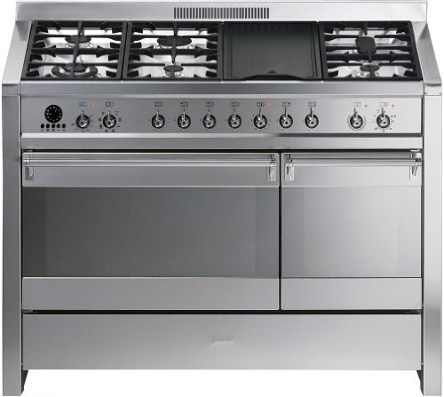 Smeg a3d-7 autonome Combi Hob a Edelstahl Backofen und Herd – Öfen und. (Herd, Edelstahl, drehbar, vor, Edelstahl, Analog)