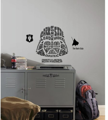 STAR WARS rmk2383gm – Wandtattoos in klassischer Stil, 9 Elemente, Design Darth Vader