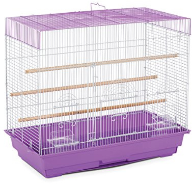 Prevue Pet Products SP1804-3 Flight Cage, Lilac/White,26 L x 14 W x 22 1/4 H