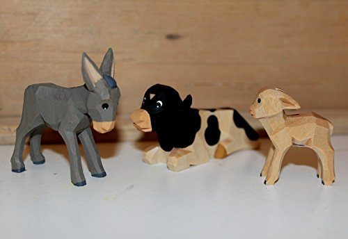 Lotte Sievers-Hahn Krippenfigur Set Tierkinder Baumwollbeutel