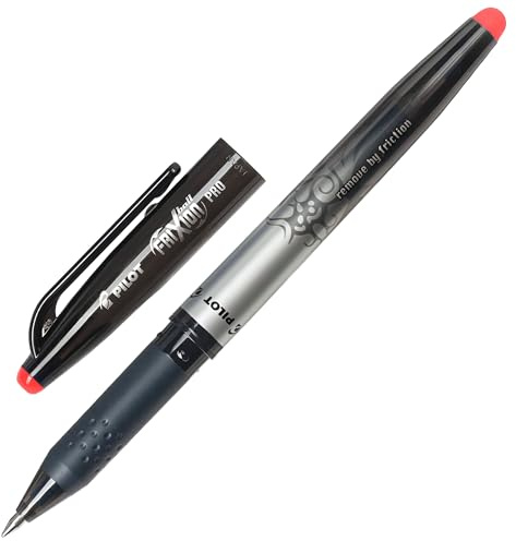 Pilot BL-FR7-R FriXion Tintenroller Radierer Überschreiber 0,7 mm Schreibspitze 0,4 mm Strichbreite 12 Stück rot