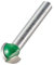 Trend CraftPro Cavetto Router Cutter Bit, 1/4 Inch Shank, 6.3mm Radius and 12.7mm Cut Diameter, Tungsten Carbide Tipped, C054X1/4TC