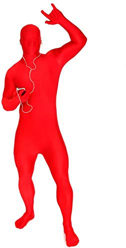 Morphsuit Full Body Costume - Red, XL | Original Bodysuit for Adults & Kids | Super Stretch Suit Great for DIY Party Outfit | Halloween, Cosplay, Fancy Dress | For Men & Women