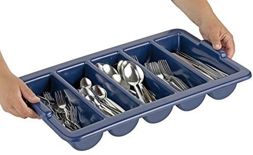 Esmeyer 200-teiliges 137-200 Besteckset Monita, aus Edelstahl 18/0, für 40 Personen, inklusive Besteckbehälter aus Kunststoff, 44.5 x 34 x 9 cm, Silber