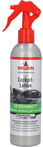 NIGRIN Performance Cockpit-Lotion, farbauffrischend, antistatisch und staubabweisend, 300 ml