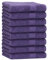 Betz 8 Stück Handtücher Set Größe 50 x 100 cm Handtuch Premium 100% Baumwolle Farbe lila