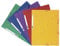 Exacompta 55515E 10er Pack Premium Einschlagmappe. Aus extra starkem Colorspan-Karton mit 3 Innenklappen und 2 Gummizügen DIN A4 farbig sortiert Sammelmappe Dokumentenmappe für Büro und Schule