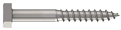 Reiser Schlüsselschrauben DIN 571, edelstahl A2 8 x 50 mm, Verpackungsinhalt 100 Stück, 22508