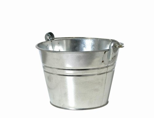 Siena Garden 395220 Eimer mit Ösenhenkel, 4l, verzinkt
